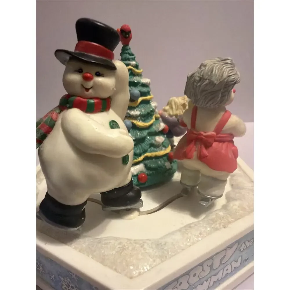 Vintage 1992 ENESCO Frosty The Snowman, And Friends Music Christmas Decoration